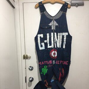 VINTAGE HAMMILL HAND PAINTED JEANS JUMPSUITS SIZE M/L